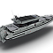 BS850 XC Cross Cabin Shoreline Grey aft cabin