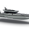 BS850 XC Cross Cabin Shoreline Grey bow view