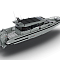 BS850 XC Cross Cabin Shoreline Grey open aft